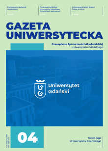 Okładka numeru Gazety Uniwersyteckiej z artykułem o pałacu w Leźnie